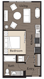 1 bedroom 1 bath at Kirkland Crossing Apartments, Washington, 98033