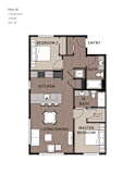 2 bed 2 bath E at Ravello Apartments, Redmond, Washington