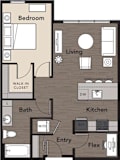 2 bed 2 bath B at Kirkland Crossing Apartments, Kirkland