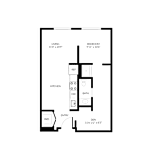 Black screen with no visible content at The Hadley Apartments, Mercer Island