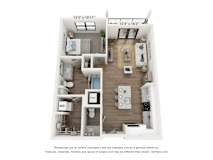 A1 Floorplan at The Residences at Enso, Florida