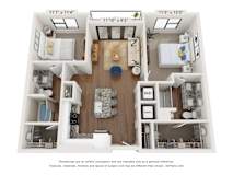 B2 Floor Plan at The Station at San Marco, Jacksonville