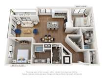 B4 Floor Plan at The Station at San Marco, Florida, 32207