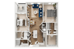 B1 Floor Plan at Address East End, Raleigh North Carolina