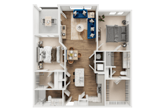 B3 Floor Plan at Address East End, North Carolina