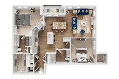 B8 Floor Plan at Address East End, Raleigh, NC 27610