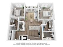 B1 Floor Plan at Aurora Watson Branch, Mansfield