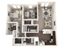 2 bed 2 bath B at The Oasis at 301 Apartments, Riverview, FL, 33578