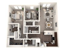 2 bed 2 bath C at The Oasis at 301 Apartments, Riverview, FL