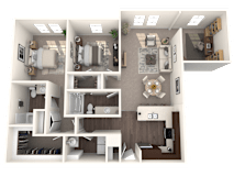2 bed 2 bath D at The Oasis at 301 Apartments, Riverview 33578