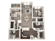 2 bed 2 bath E at The Oasis at 301 Apartments, Riverview, Florida
