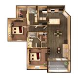 2 Bed 2 BathMirage Floor Plan at The Oasis at Moss Park, Orlando