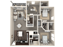 Unit C1 at The Oasis at Highwoods Preserve, Tampa, 33647