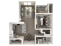 A1 Floor Plan at Weylyn Luxury Apartments, Laveen, AZ, 85339