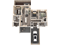 C2 Floor Plan at Marketside Villas at Verrado, Buckeye, 85396