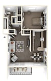 1 bed 1 bath at The Phoenix Apartments on 6th Avenue, Arizona