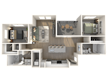 L1 Floor Plan at Weylyn Luxury Apartments, Laveen, Arizona