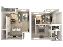 L2 Floor Plan at Weylyn Luxury Apartments, Laveen, 85339