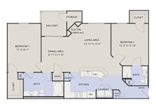 2 Bedrooms 2 Baths- Phase II at Aspen Lakes Apartments, Indianapolis