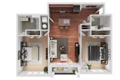 Summit Floor Plan at Meridian West Shore, Mechanicsburg, 17055
