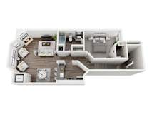 Kensington II Upper Floorplan at Woodland Meadows, Michigan, 48035