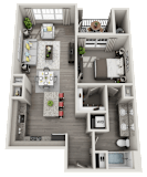 1 bed 1 bath at Foxwood Apartments, Raleigh-Durham, 27616