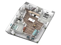C13 Floor Plan at Makers Rise, Herndon, 20171