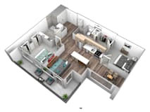 C14 Floor Plan at Makers Rise, Herndon Virginia