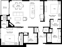 Signature Cosmos apartment floor plan