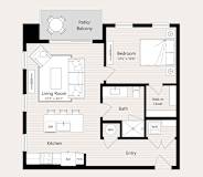 A17 Floor Plan at Huxley Scottsdale, Scottsdale