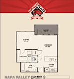 Studio D Floor Plan at Monon Living, Indianapolis