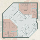 B2 Floor Plan at Mosaic at Levis Commons, Perrysburg, 43551