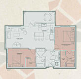 B3 Floor Plan at Mosaic at Levis Commons, Perrysburg
