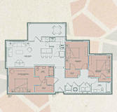 C1 Floor Plan at Mosaic at Levis Commons, Perrysburg, OH, 43551