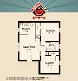Floor Plan 2BR-A at Monon Living, Indiana
