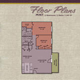 Mint Floor Plan at Gramercy Apartments, Indiana