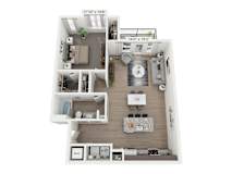A2c_Aster Floor Plan  at Plat 4 at Research Triangle, Durham, 27703