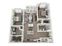 B1a_ANSI_Ibis Floor Plan at Plat 4 at Research Triangle, North Carolina, 27703