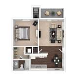 1 bed 1 bath Q at The Henley Apartments, Suisun City, California