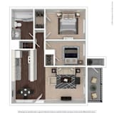 2 bed 1 bath at The Henley Apartments, California, 94585