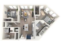 557_Two_Bed_Two_Bath_Medium_Floor_Plan_Image