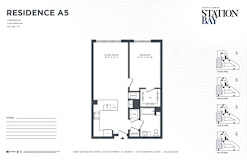 A5 Floor Plan at Station Bay, South Amboy, New Jersey