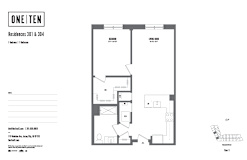 1 bedroom 1 bath F at One Ten Apartments, Jersey City