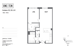 1 bedroom 1 bath H at One Ten Apartments, New Jersey