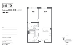 1 bedroom 1 bath K at One Ten Apartments, Jersey City , NJ, 07310