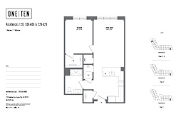 1 bedroom 1 bath D at One Ten Apartments, Jersey City , NJ, 07310