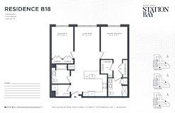 B18 Floor Plan at Station Bay, South Amboy