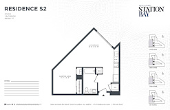 S2 Floor Plan at Station Bay, South Amboy, NJ