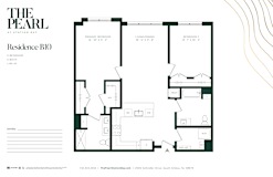 B1B Floor Plan at The Pearl at Station Bay, South Amboy