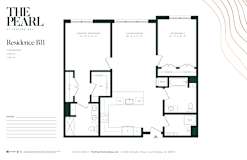 B3A Floor Plan at The Pearl at Station Bay, South Amboy, 08879